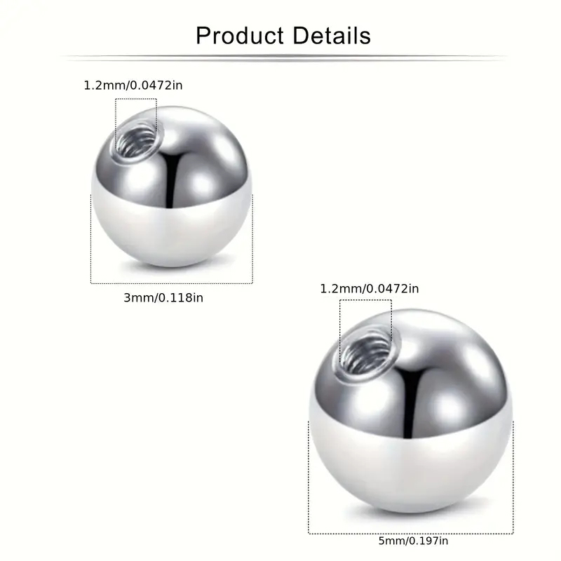 226pcs 16G Stainless Steel & A - Body Jewelry Replacement Ball 评论和价格