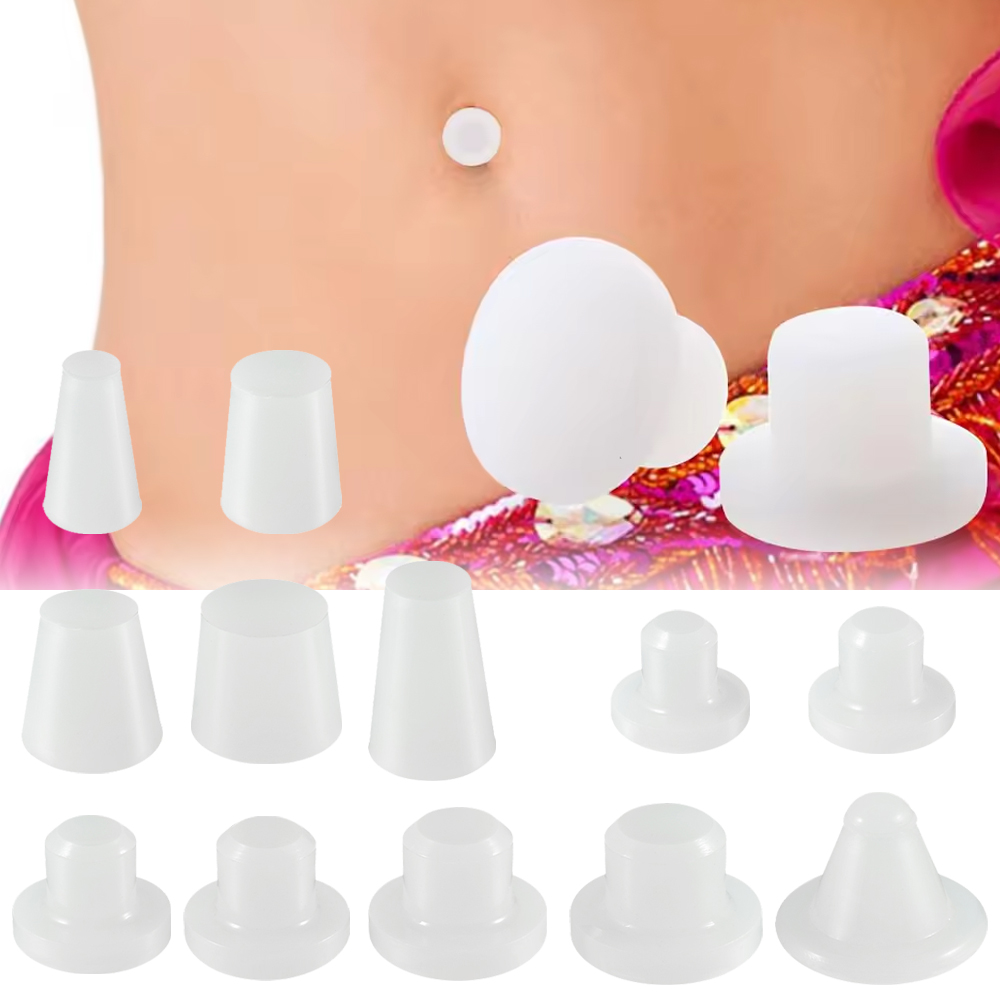 1-50PCS Silicone Belly Button  - Body Jewelry Repair 评论和价格