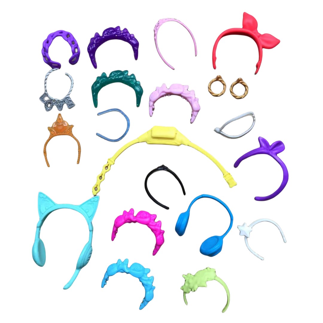 Multi-Shape Doll Headband Earr - Body Jewelry Necklace 评论和价格